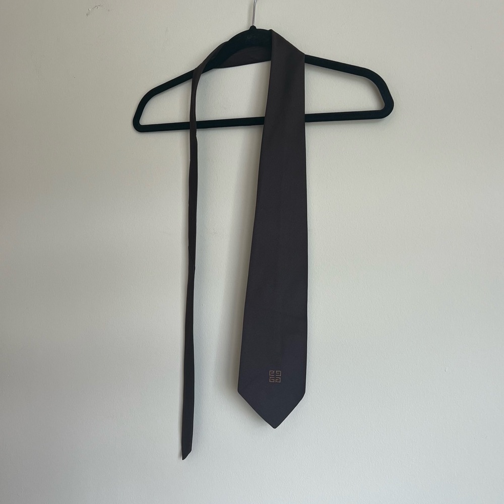 Givenchy Paris Brown Embroidered Gradient Gentlem… - image 2